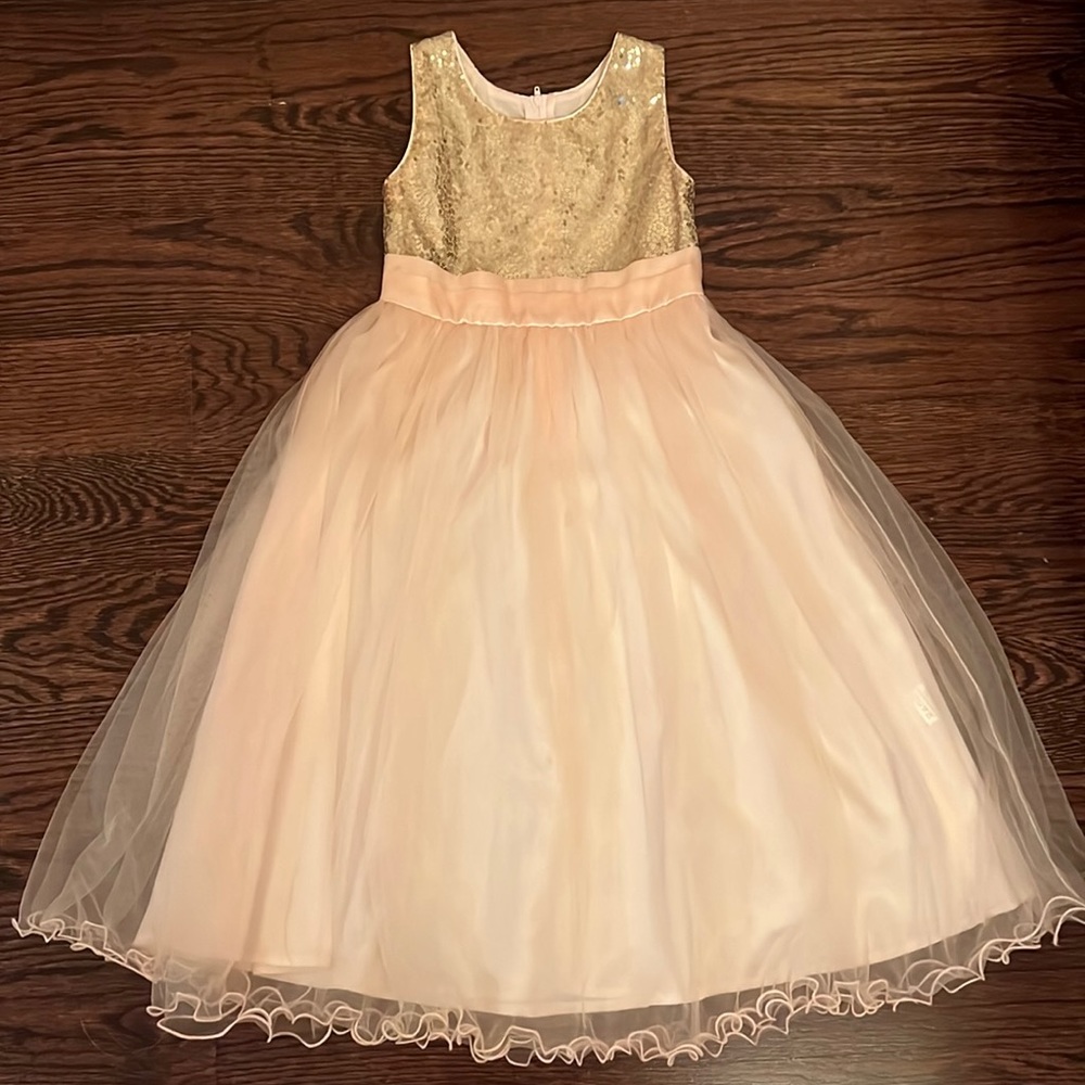 Bow Dream Sequin Tulle Dress